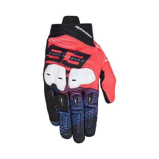 ALPINESTARS SP X 1 MM93 KOLEKCIA – MOTOCYKLOVÉ RUKAVICE NA CESTNÚ JAZDU (ČERVENÁ FLUO/MODRÁ/ČIERNA/BIELA) 2025