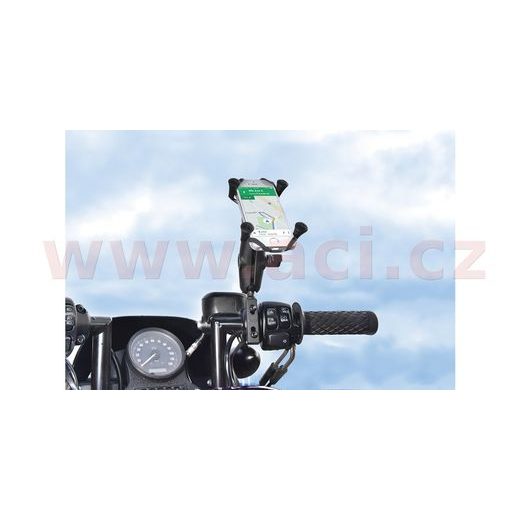 KOMPLETNÉ SESTAVA DRŽIAKU X-GRIP S UCHYTENÍM NA OBJÍMKU BRZDOVÉ/SPOJKOVÉ PÁČKY/RIADIDLÁ MOTOCYKLA, RAM MOUNTS