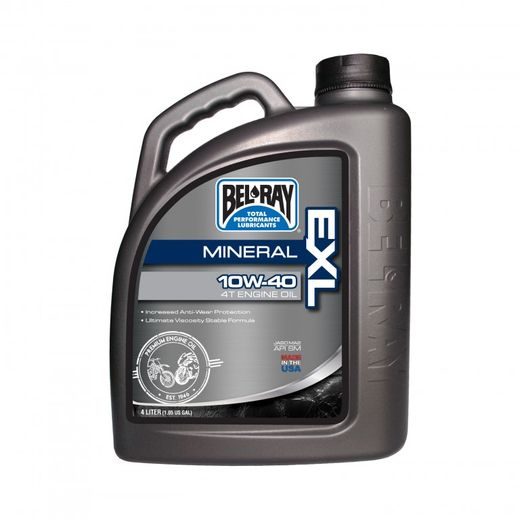 MOTOROVÝ OLEJ BEL-RAY EXL MINERAL 4T 10W-40 4 L