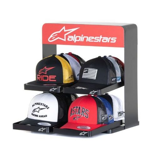 ALPINESTARS STOJAN PRE PREZENTÁCIU ŠILTOVIEK NA PULT – DOPLNOK ALPINESTARS PRE MOTORŠPORT