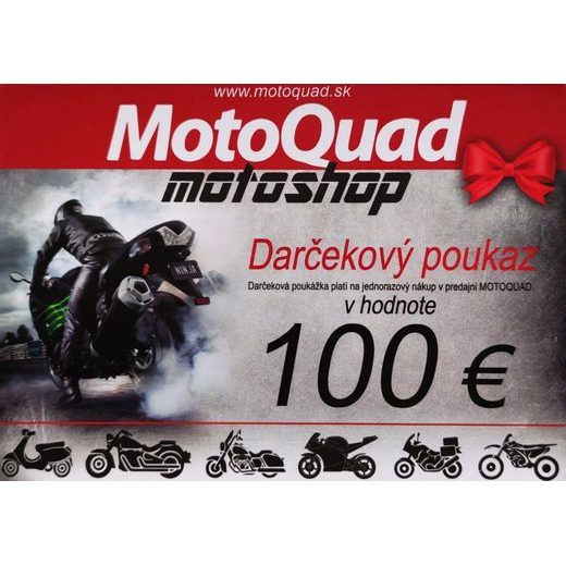 DARČEKOVÉ POUKAZY - MOTOQUAD