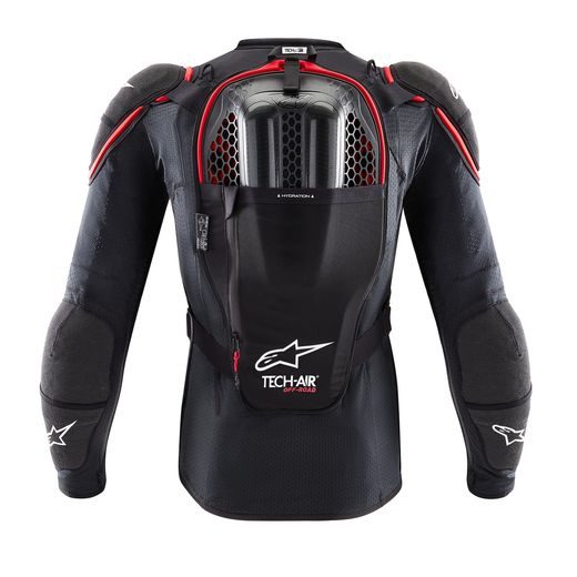ALPINESTARS AIRBAGOVÁ VESTA TECH-AIR®OFF-ROAD SYSTÉM – AIRBAGOVÝ SYSTÉM NA MOTORKU (ČIERNA/ČERVENÁ) 2026