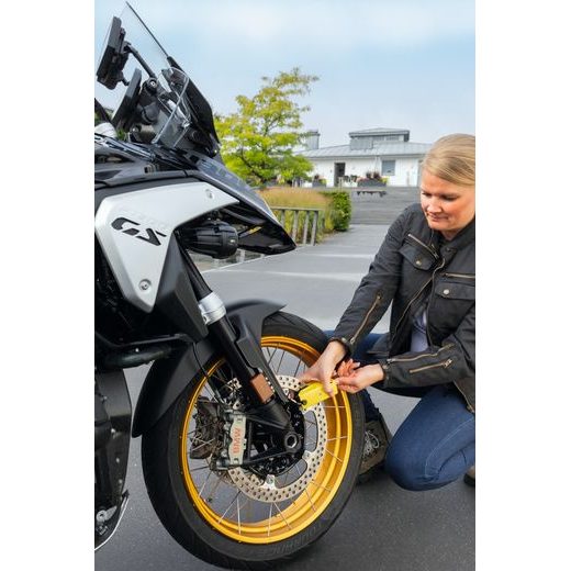 ZÁMOK NA KOTOUČOVOU BRZDU GRANIT DETECTO XPLUS 2.0 (PRIEMER STRMEŇA 13 MM), ABUS (ŽLTÝ)