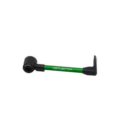 LEVER GUARD ACCOSSATO WITH GREEN HOSE AND JOINT RIGHT, ALUMINIUM