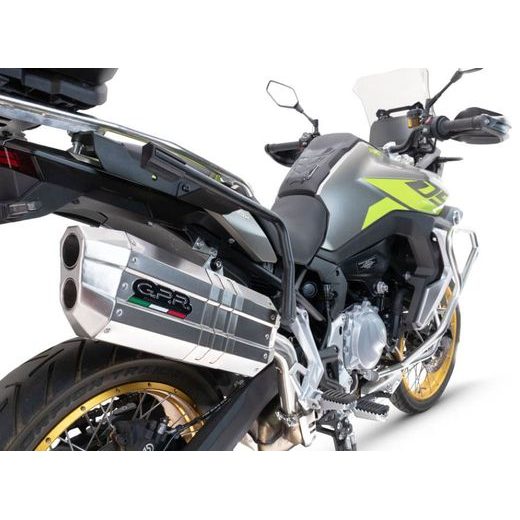 KONCOVKA VÝFUKU SLIP-ON GPR TRAIL / OFF-ROAD BRK24.VO.7.HYSOTIT BRUSHED TITANIUM INCLUDING REMOVABLE DB KILLER AND LINK PIPE