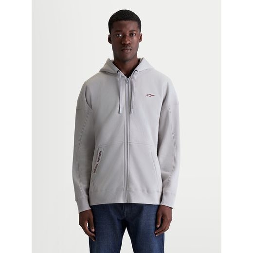 ALPINESTARS PIONEER OVERSIZED HOODIE – VOĽNOČASOVÁ MOTO MIKINA (SIVÁ)