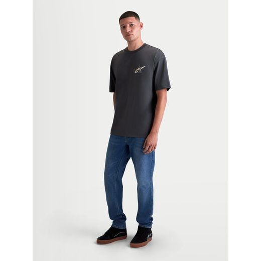 ALPINESTARS GHOST OVERSIZED CSF – VOĽNOČASOVÉ MOTO TRIČKO (TMAVO SIVÁ)