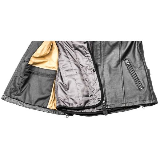 KOŽENÁ BUNDA MACK DÁMSKA, SPIDI (ČIERNA)