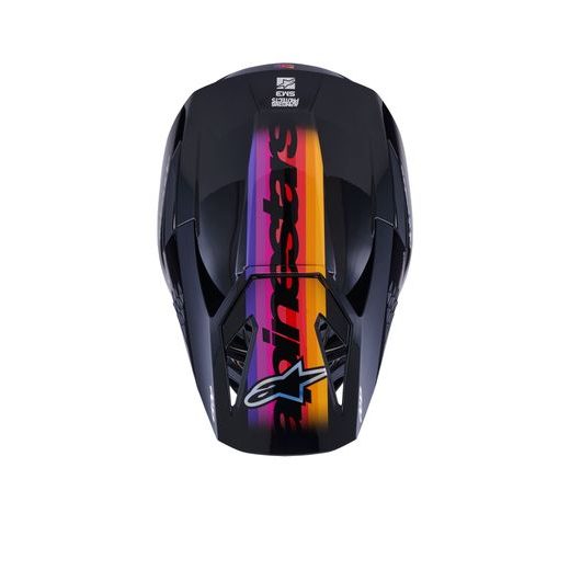 PRILBA S-M3 FORCE, ALPINESTARS (ČERNÁ/ŽLUTÁ/ČERVENÁ/BÍLÁ) 2026