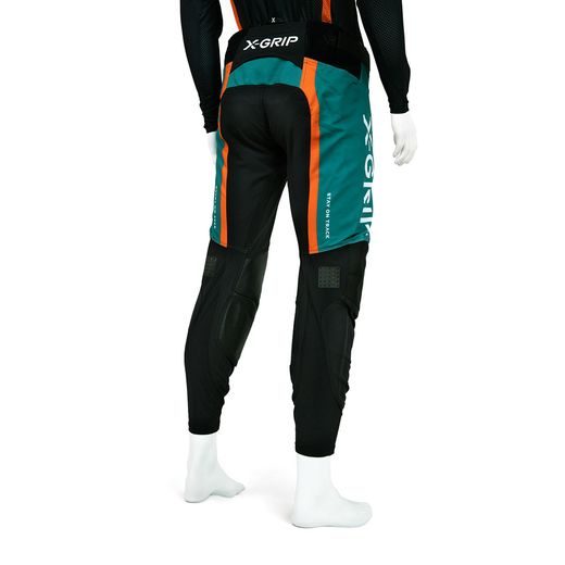MOTOKROSOVÉ NOHAVICE X-GRIP TITANIUM – PETROLEJOVÁ, BEZ VRECIEK