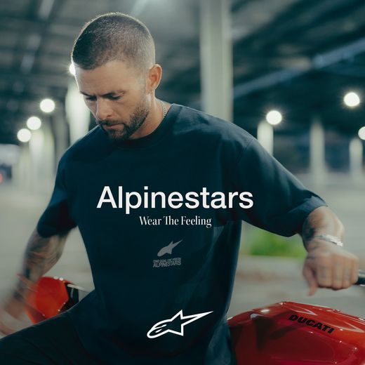 ALPINESTARS INSTITUTE OVERSIZED CSF – VOĽNOČASOVÉ MOTO TRIČKO (MODRÁ)