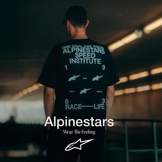 ALPINESTARS INSTITUTE OVERSIZED CSF – VOĽNOČASOVÉ MOTO TRIČKO (ČIERNA)