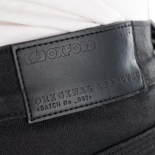 KALHOTY ORIGINAL APPROVED JEANS AA VOLNÝ STŘIH, OXFORD, PÁNSKÉ (ČERNÁ)