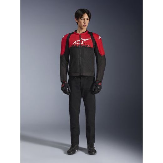 ALPINESTARS SMX AIR – MOTOCYKLOVÁ BUNDA NA CESTNÚ JAZDU (ČERVENÁ/ČIERNA) 2026
