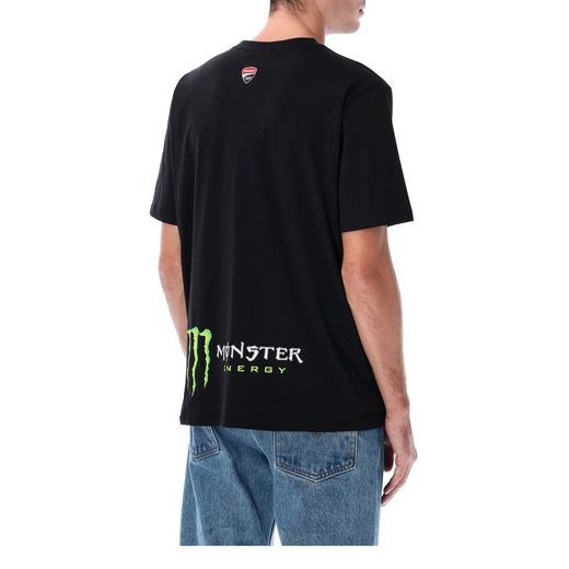 TRIČKO DUCATI CORSE - MONSTER ENERGY (ČIERNA, SIVÁ)