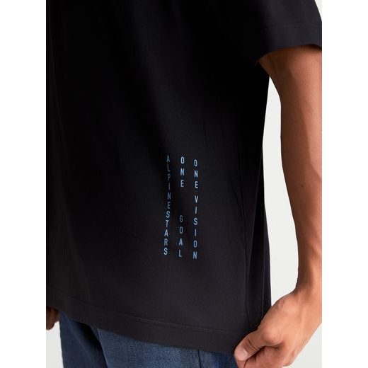 ALPINESTARS CHALK OVERSIZED CSF – VOĽNOČASOVÉ MOTO TRIČKO (ČIERNA)