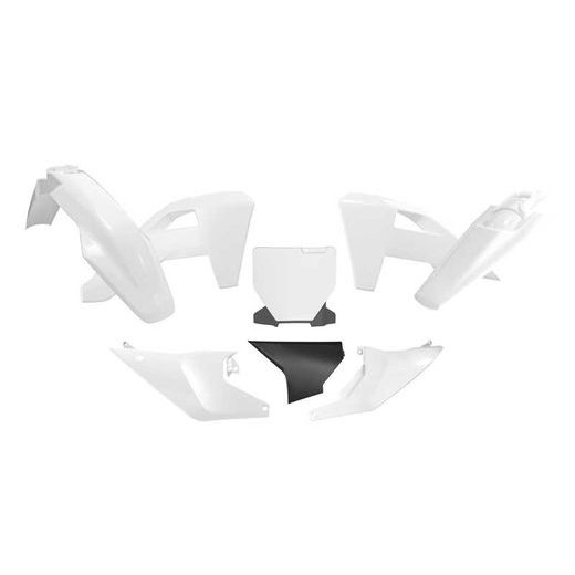 SADA PLASTOV 6 DIELOV HUSQVARNA, RTECH (BIELA, ČIERNA)