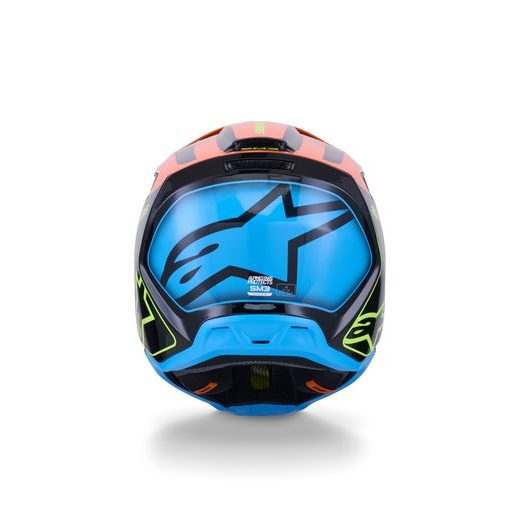 PRILBA S-M3 FRAY, ALPINESTARS (ČERNÁ/ORANŽOVÁ FLUO/ŽLUTÁ FLUO/TYRKYSOVÁ) 2026