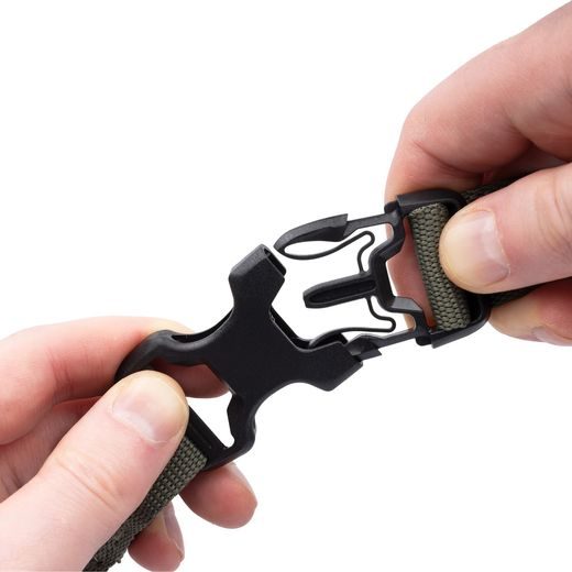 ZAVAZADLOVÉ POPRUHY ATLAS B-CLIP, OXFORD (ZELENÁ, 26MM X 2M)