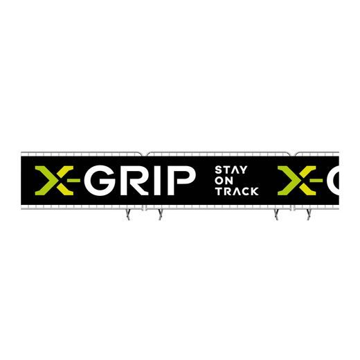 REKLAMNÝ BANNER V ROLKE V1 X-GRIP – ČIERNA/ZELENÁ, 30M X 1M