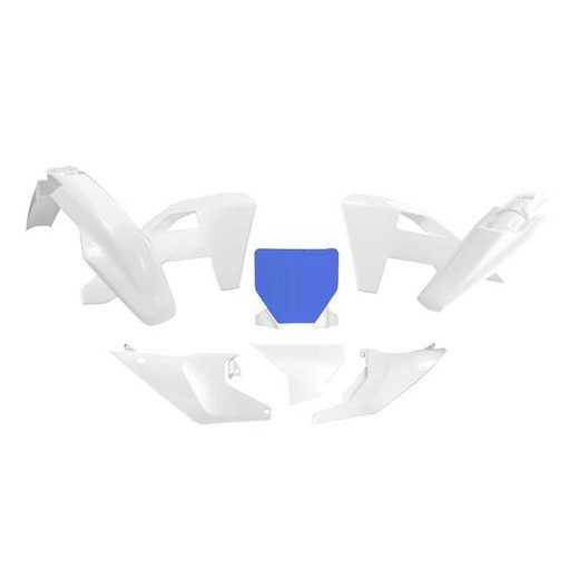 SADA PLASTOV HUSQVARNA, RTECH (BIELO-ŽLTÁ, 6 DIELOV)