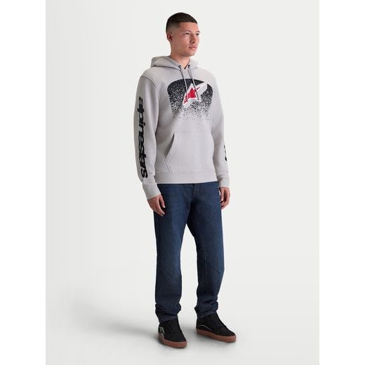 ALPINESTARS OBSESSED HOODIE – VOĽNOČASOVÁ MOTO MIKINA (SIVÁ)