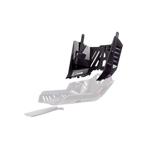 PLASTOVÝ KRYT MOTORA YAMAHA TENERE (HORNÝ ČASŤ), RTECH (ČIERNY)
