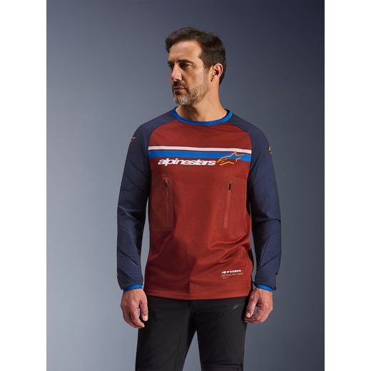 ALPINESTARS MAXDURA DUAL – MOTOKROSOVÝ DRES NA MX A ENDURO (ORANŽOVÁ/TMAVO MODRÁ) 2026