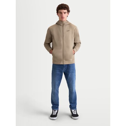 ALPINESTARS CYPHER HOODIE – VOĽNOČASOVÁ MOTO MIKINA (PIESKOVÁ)