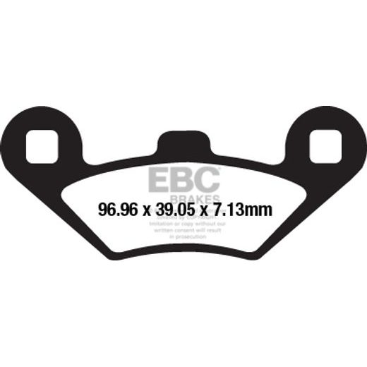 BRZDOVÉ OBLOŽENIE EBC SFAC650