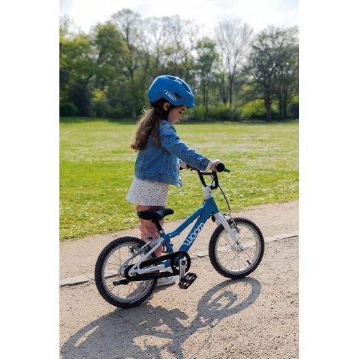 CYKLO PRILBA SMILEY 3.0 SHINY BLUE, ABUS,DETSKÁ (MODRÁ)