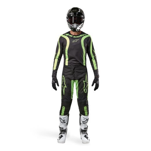 KALHOTY FLUID LURV, ALPINESTARS (ČERNÁ/ŽLUTÁ FLUO) 2024