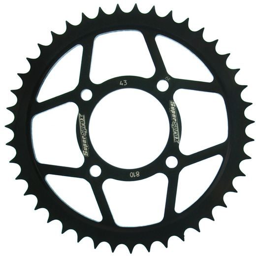 REŤAZOVÁ ROZETA SUPERSPROX RFE-810:43-BLK ČIERNA 43 ZUBOV,428