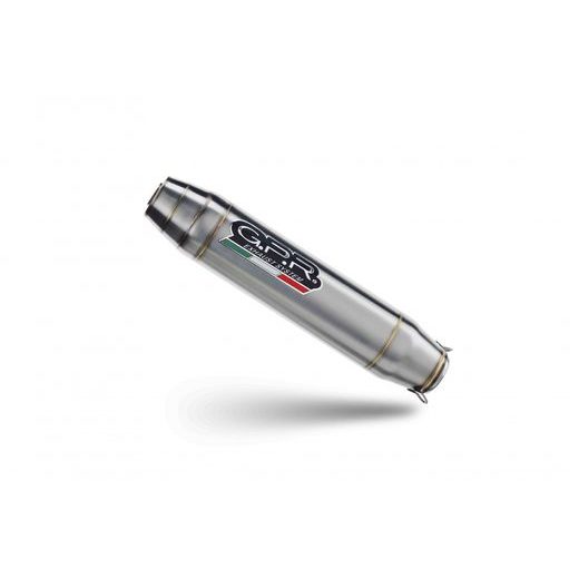 SLIP-ON EXHAUST GPR DEEPTONE ROY.10.CAT.DE BRUSHED STAINLESS STEEL INCLUDING REMOVABLE DB KILLER, LINK PIPE AND CATALYST