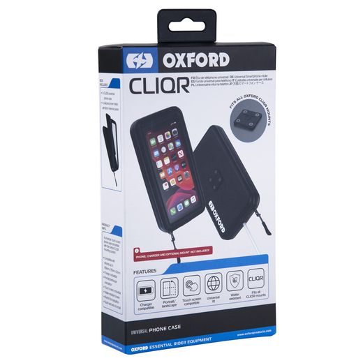 VODEODOLNÉ PUZDRO NA TELEFÓNY CLIQR PHONE CASE UNI, OXFORD (S ADAPTÉROM PRE KOTVEN POMOCOU SYSTÉMU CLIQR)