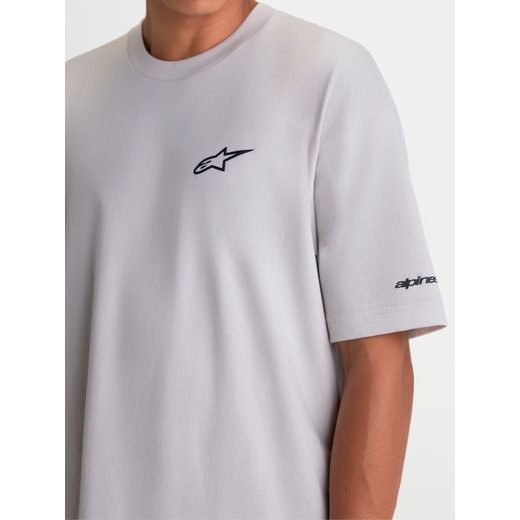 ALPINESTARS MANDATE OVERSIZED CSF – VOĽNOČASOVÉ MOTO TRIČKO (SIVÁ)