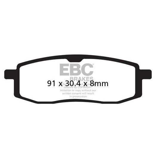 BRZDOVÉ OBLOŽENIE EBC FA105R