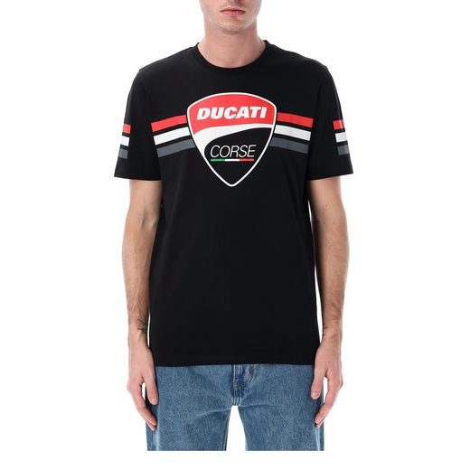 TRIČKO DUCATI CORSE (ČIERNA, ČERVENÁ)