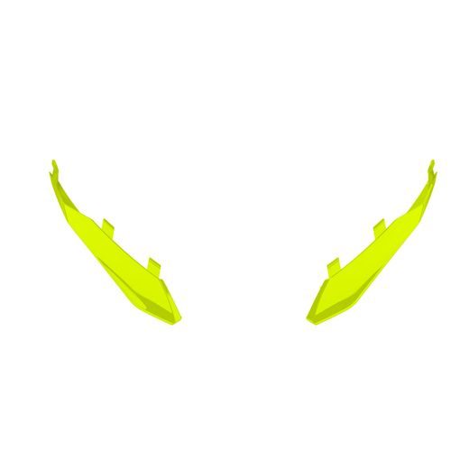 ZADNÍ SPOILER PRO PŘILBU TWIST 3, AIROH (DIZZY - MODRÝ MATNÝ)