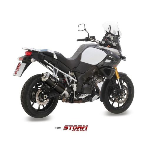 KONCOVKA VÝFUKU STORM OVAL S.042.LX2B OCEĽOVO ČIERNA