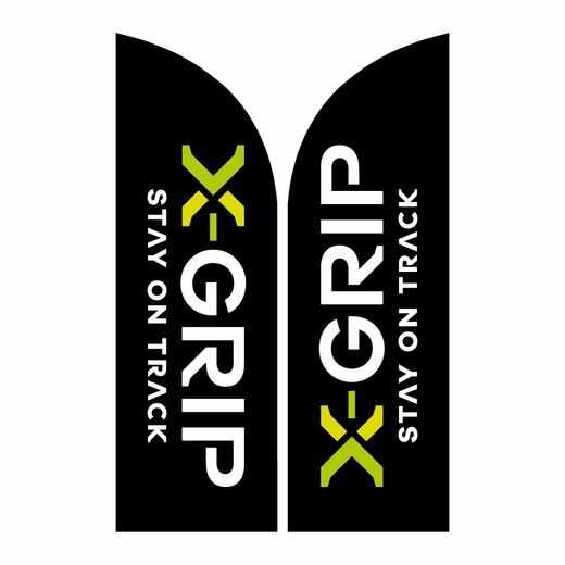 REKLAMNÁ VLAJKA BEACHFLAG MALÁ X-GRIP – 60 X 250 CM