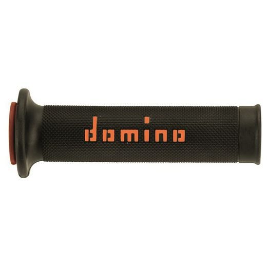 GRIPY A010 (ROAD) DĹŽKA 120 + 125 MM, DOMINO (ČIERNO-ORANŽOVÉ)