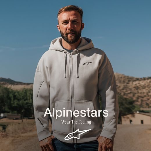 ALPINESTARS ENTITY OVERSIZED HOODIE – VOĽNOČASOVÁ MOTO MIKINA (SIVÁ)