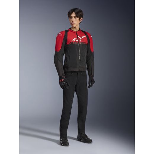 ALPINESTARS SMX AIR – MOTOCYKLOVÁ BUNDA NA CESTNÚ JAZDU (ČERVENÁ/ČIERNA) 2026