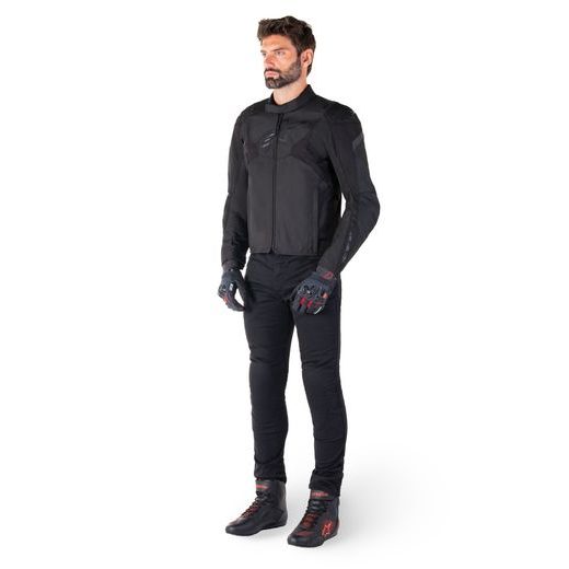ALPINESTARS T-JAWS V4 WATERPROOF – MOTOCYKLOVÁ BUNDA NA CESTNÚ JAZDU (ČIERNA/ČIERNA) 2026