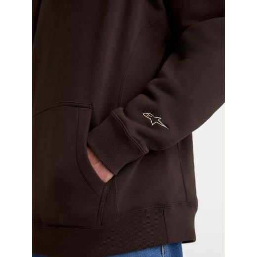 ALPINESTARS GUISE OVERSIZED CREW – VOĽNOČASOVÁ MOTO MIKINA (HNEDÁ)
