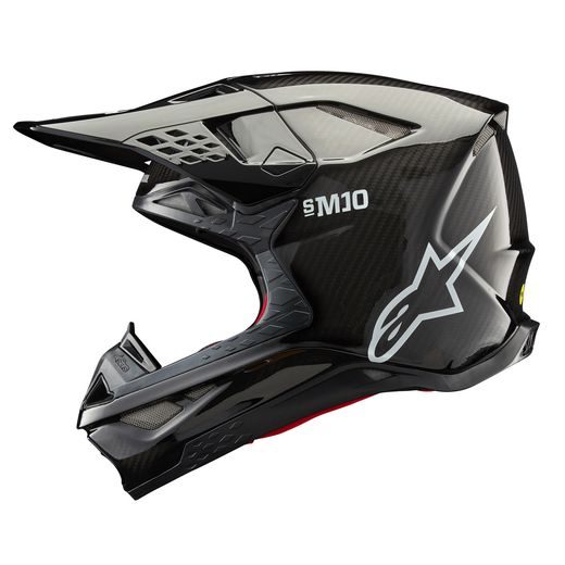PRILBA SUPERTECH S-M10 SOLID FIM VERZIA, ALPINESTARS (LESKLÝ KARBÓN) 2026
