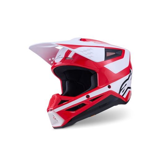 PRILBA S-M3 HEAT, ALPINESTARS (ČERVENÁ/BÍLÁ/ČERNÁ) 2026