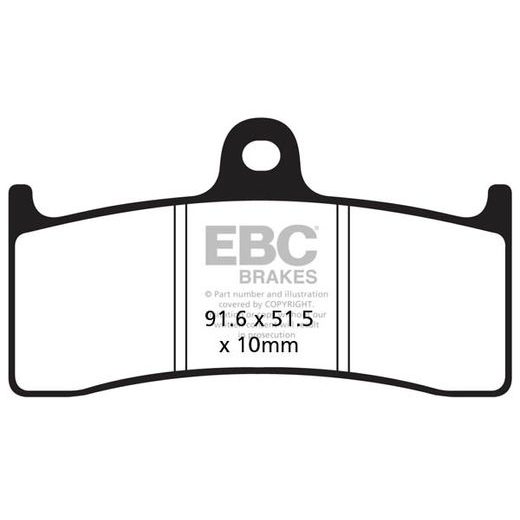 BRZDOVÉ OBLOŽENIE EBC FA249