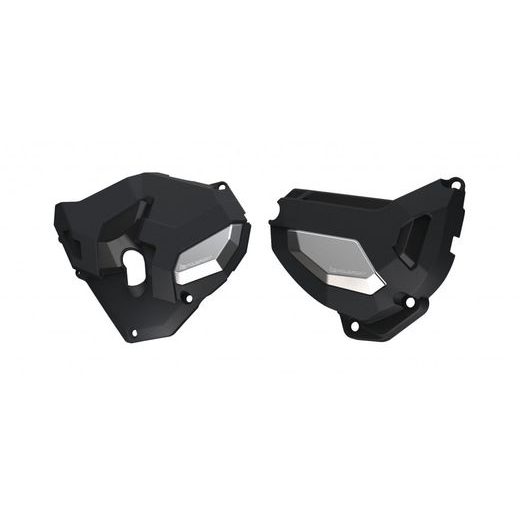 CLUTCH & ALTERNATOR COVER POLISPORT ČIERNA